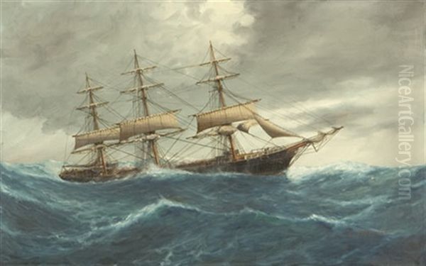 Three Masted Ship - view 1