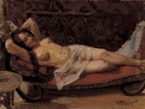 Reclining Nude by Stavros Papapanagiotou