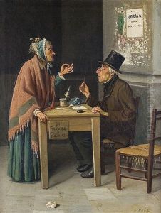 Beim Schreiber