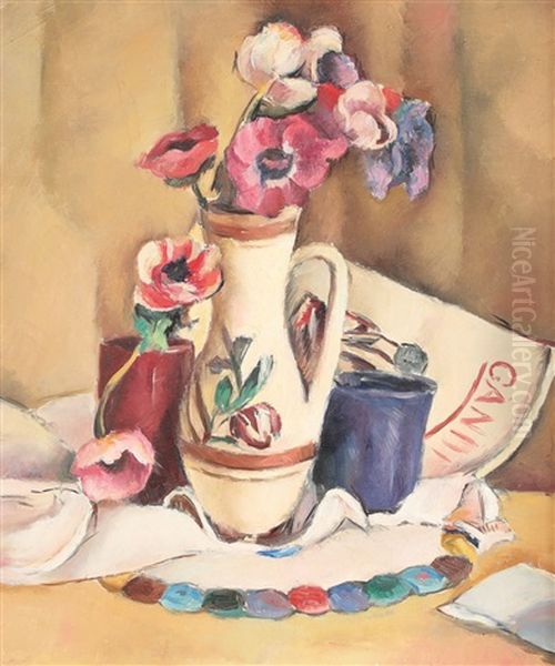 Vase With Tulips - view 1