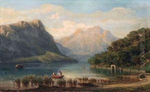 Gebirgssee In Den Alpen