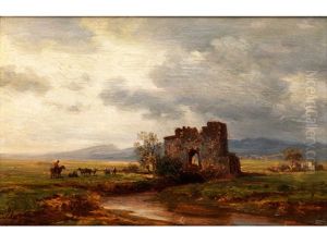 Ruine Am Fluss