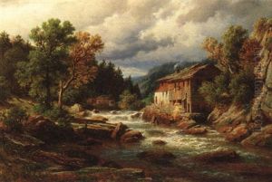 A Fisherman By A River In South Tirol, Austria