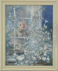 Bunny In The Window by Eric Pape