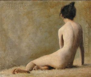 Reclining Nude Portrait Of Alice M. Pape, The Artist's Wife by Eric Pape