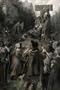 Scene From The Scarlet Letter by Eric Pape