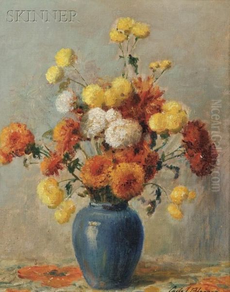 Still Life With Chrysanthemums - view 1