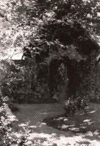 The Garden By The Cottage by Eric Pape