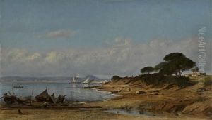 Sur La Cote D'azur by Victor de Papelen (Papeleu)