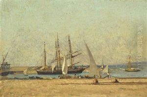 Repairing Nets At The Harbour Wall
