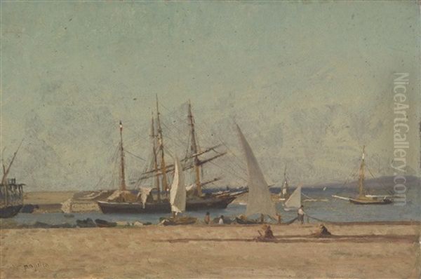 Segelschiffe Im Hafen - view 1