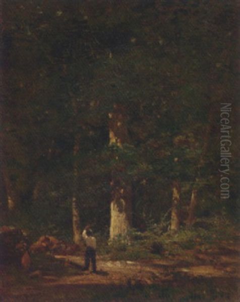 Chopping Wood - view 1