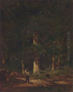 Chopping Wood by Victor de Papelen (Papeleu)