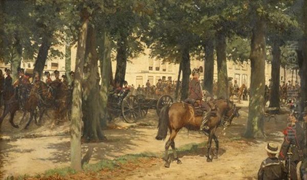 Cavalry Procession - view 1