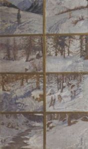 Alpine Winter Landscape