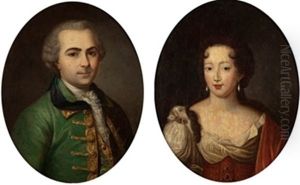 Retrato De Dama Y De Caballero (pair) Retrato De Dama Y De Caballero (pair)