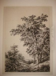 Les Trois Chenes by Eugene Blery