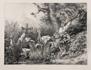 La Patience D'eau Et La Ronce A La Vanne by Eugene Blery