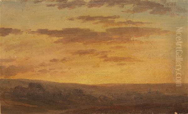 Landschaft In Der Abenddammerung - view 1