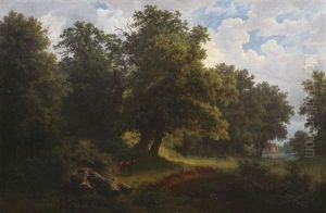 Sommerliche Waldlandschaft Bei Dessau (?)