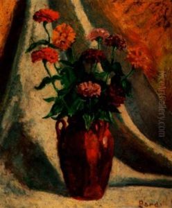 Bouquet Of Zinnias by Justin Pardi