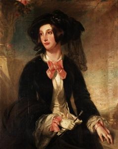 Portrait Of Frances Mary Vassall Tunnard-moore by James Pardon