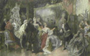 Im Atelier Des Kunstlers by Vicente Garcia de Paredes