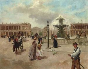 La Place De La Concorde by Vicente Garcia de Paredes