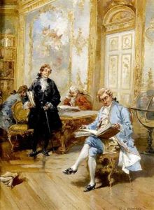 Lectura En La Biblioteca by Vicente Garcia de Paredes