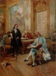 I Biblioteket by Vicente Garcia de Paredes