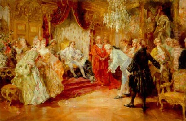 The Court Of Louis Xv - view 1
