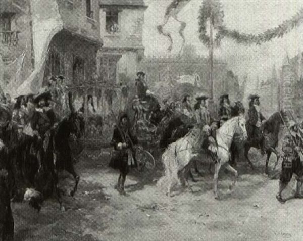 A Royal Procession - view 1