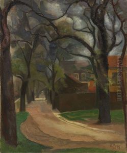 Paesaggio (paysage) by Renato Paresce
