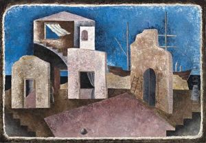 Paesaggio (la Partenza) by Renato Paresce