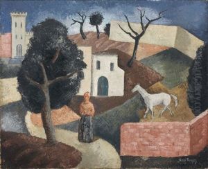 Paesaggio Italiano by Renato Paresce