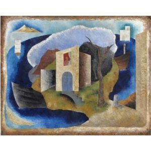 Paesaggio Marino by Renato Paresce