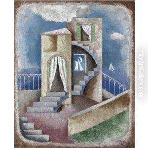 Terrazzo Sul Mare (casa E Mare/case In Riva Al Mare) by Renato Paresce