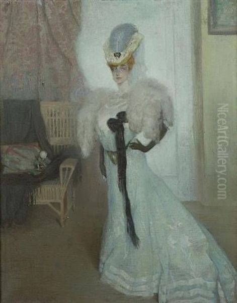 Lady In An Interior - view 1