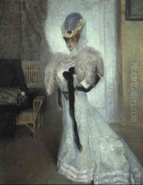 Elegant Lady Standing - view 1