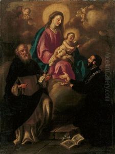 Madonna Mit Zwei Heiligen