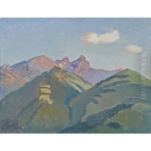 Gebirgslandschaft by Charles Parisod