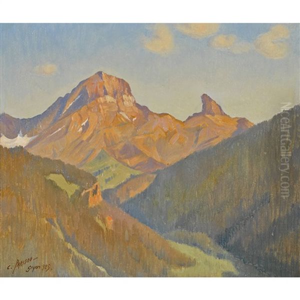 Herbstlandschaft Bei Gryon - view 1