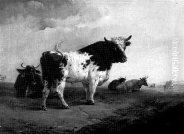 Cattle In A Landscape - view 1