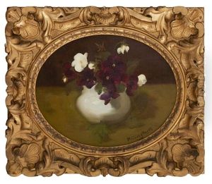 A Still Life Of Violas