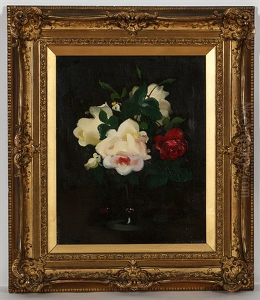 Roses In A Vase - view 1