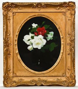 Red And White Roses by Stuart James Park