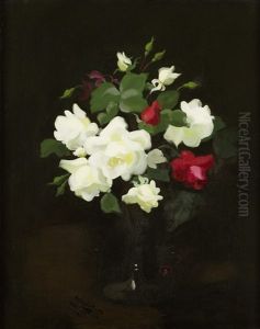 Cream And Red Roses by Stuart James Park