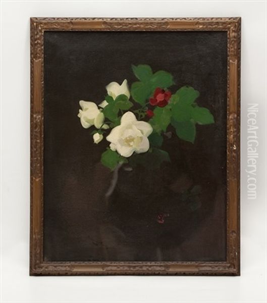 White And Red Roses - view 1