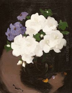 Purple And White Violas
