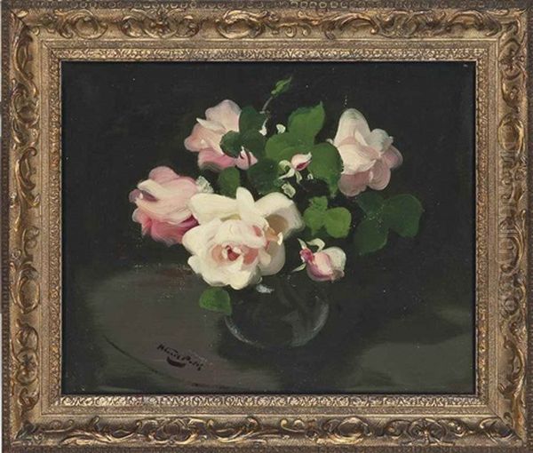 Pink And White Roses - view 1